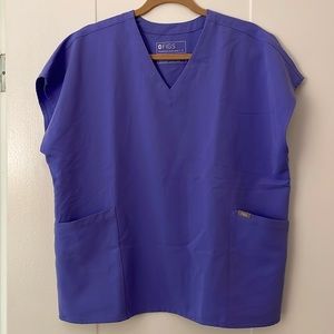 FIGS Limited edition Blueberry Estrella Scrub Top